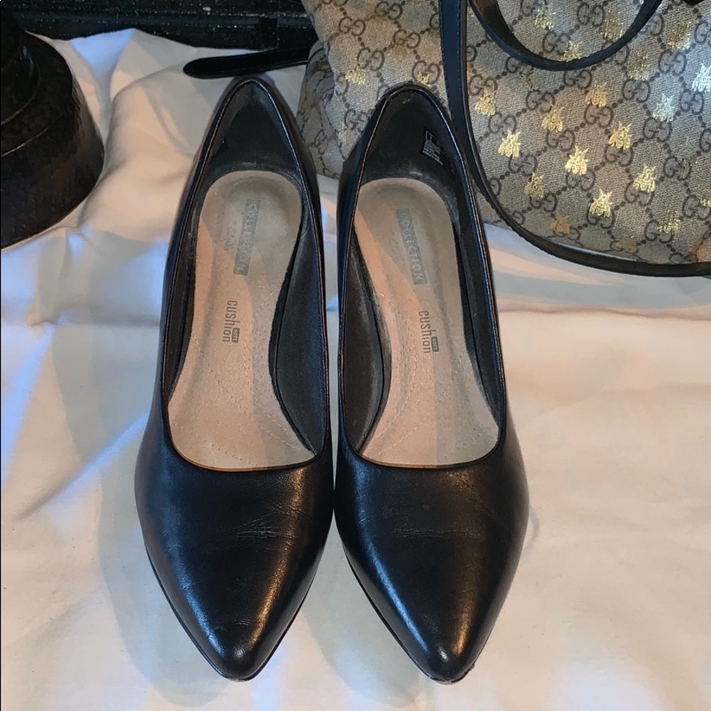 👠❤️ 🆕 Clarks black pumps-excellent condition!